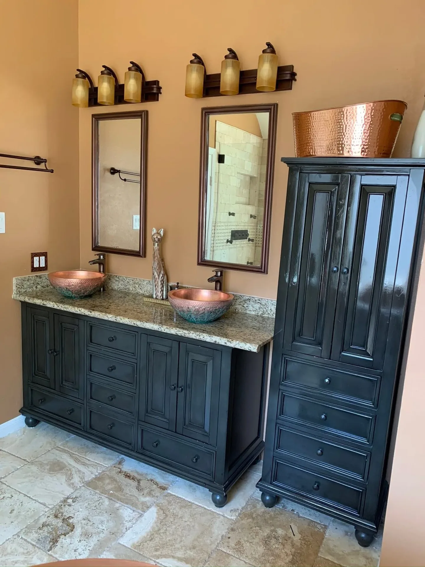 Bathroom remodel completed by LL General Contractor in Houston