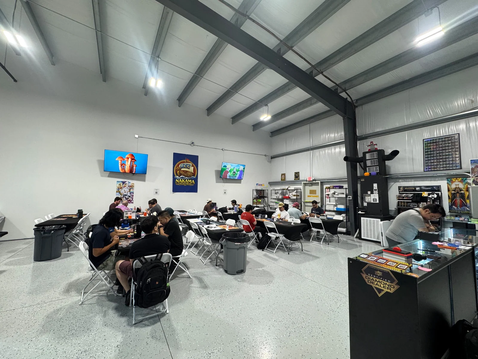 Finished commercial store build-out completed by LL General Contractor in Houston