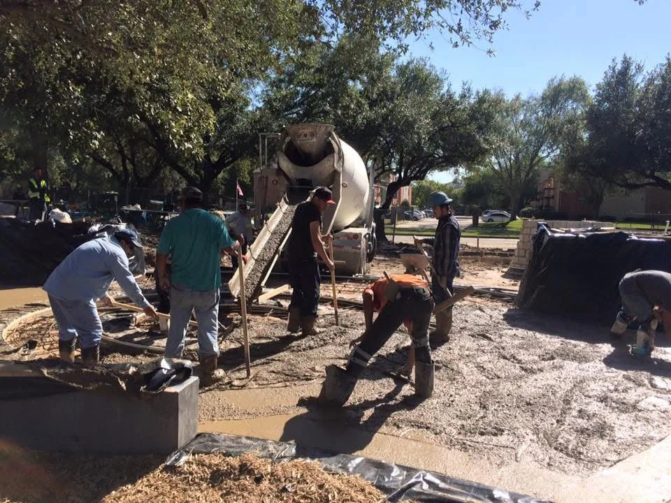 Exterior and construction work completed by LL General Contractor in Houston